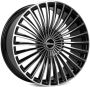 Легковой диск Skill Wheels SV017 9x22 6x139,7 ET28 78,1 чёрный + полированные спицы